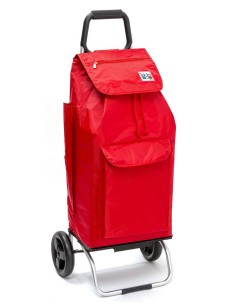 Carlux multipoches 2 roues Rouge