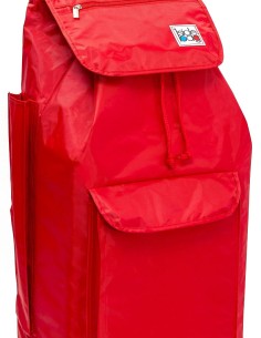 Carlux multipoches 2 roues Rouge 2