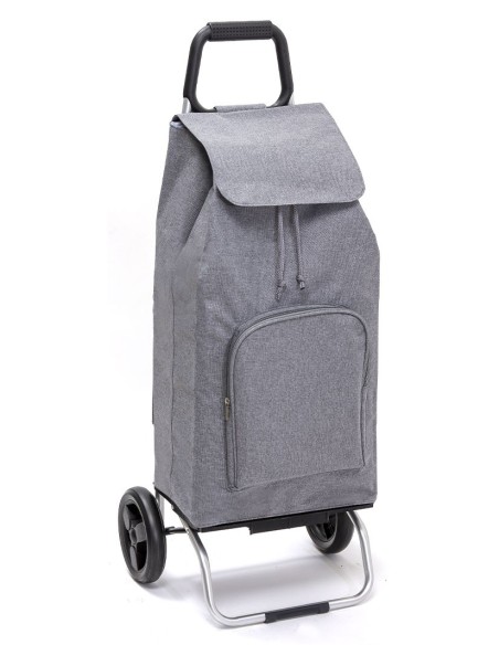 Carlux multipoches 2 roues Chiné Gris