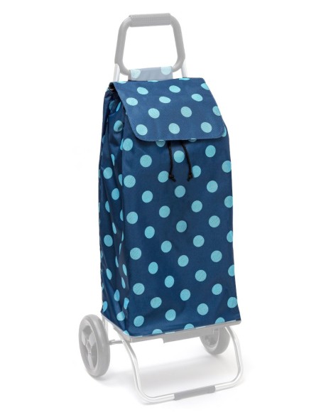 sac 55l-Carlux Pois Bleu Ciel