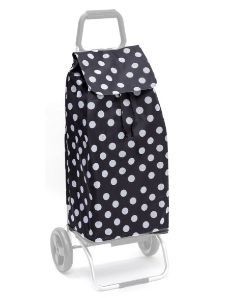 sac 55l-Carlux Pois Blanc Noir
