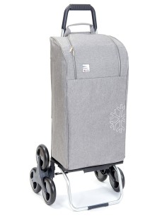 Chariot isotherme 6 roues fashion Gris
