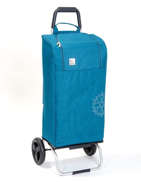 Chariot isotherme 2 roues fashion Turquoise