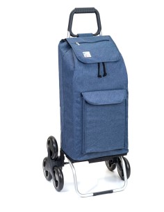 Carlux Multipoches 6 roues Chiné bleu