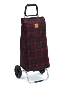 Chariot Maison René 2 roues Tartan Rouge
