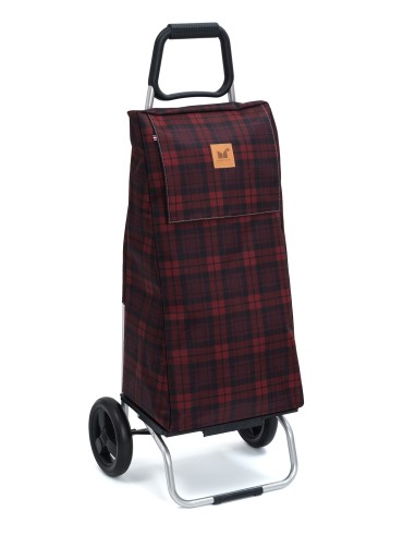 Chariot Maison René 2 roues Tartan Rouge