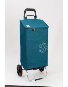 Chariot isotherme 2 roues fashion Turquoise 2
