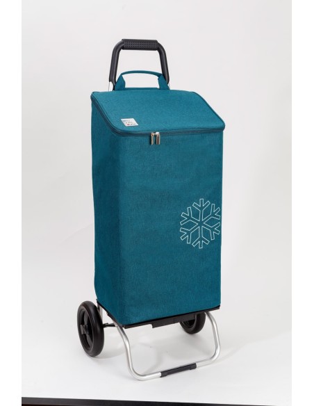 Chariot isotherme 2 roues fashion Turquoise