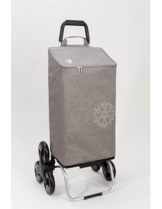 Chariot isotherme 6 roues fashion Gris