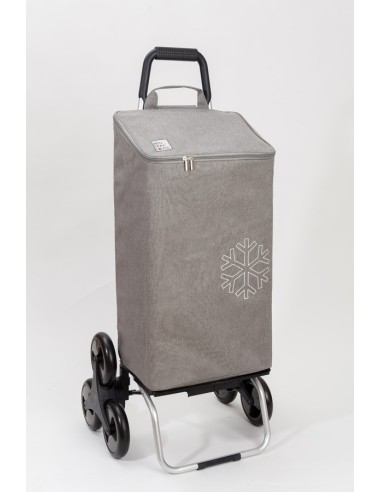 Chariot isotherme 6 roues fashion Gris