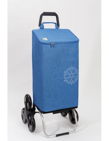 Chariot Isotherme 6 roues fashion bleu