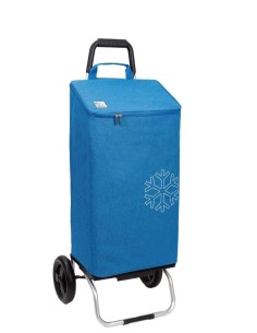 Chariot isotherme 2 roues fashion Bleu