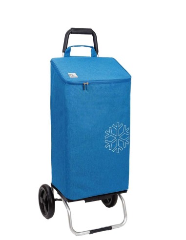 Chariot isotherme 2 roues fashion Bleu