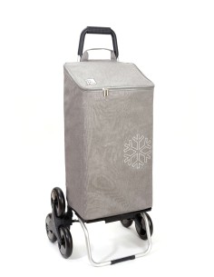 Chariot isotherme 6 roues fashion Gris
