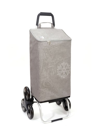Chariot isotherme 6 roues fashion Gris