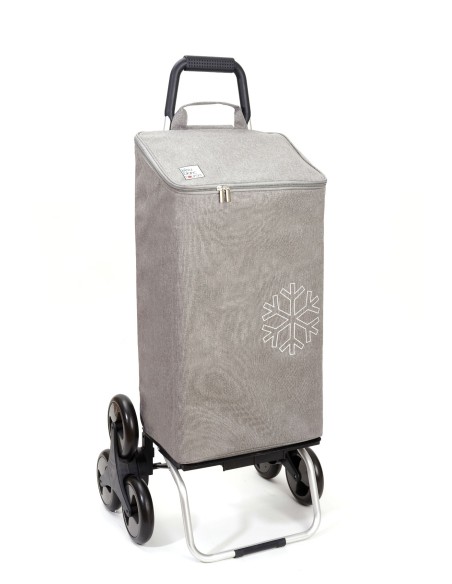 Chariot isotherme 6 roues fashion Gris
