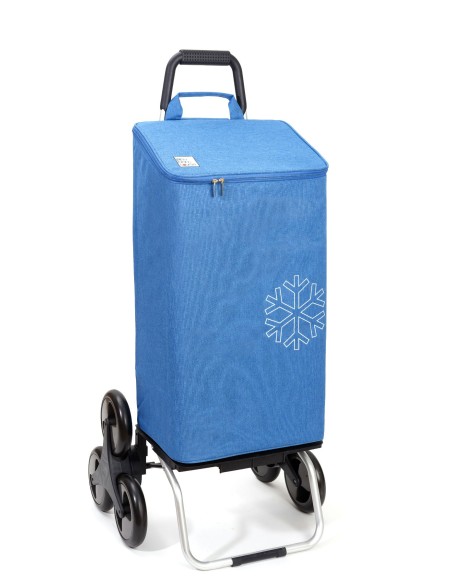 Chariot Isotherme 6 roues fashion bleu