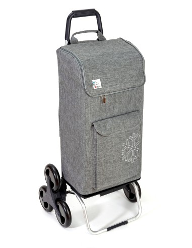 Chariot isotherme 6 roues Chiné Gris