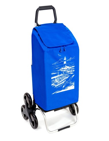 Buggy 6 roues bleu littoral