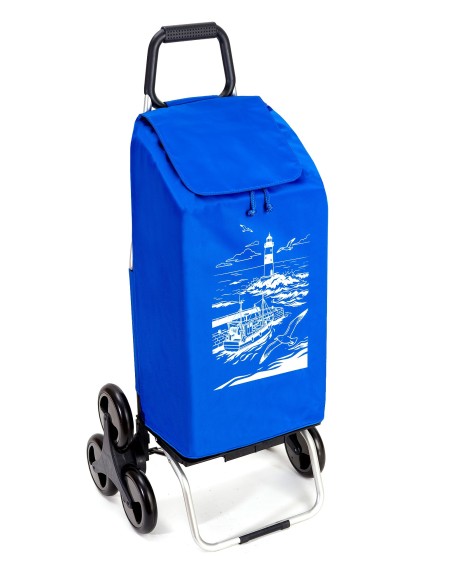 Buggy 6 roues bleu littoral