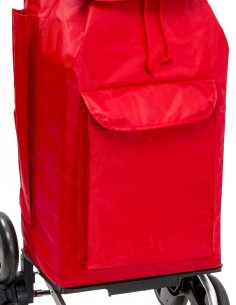 Carlux multipoches 6 roues Rouge 2